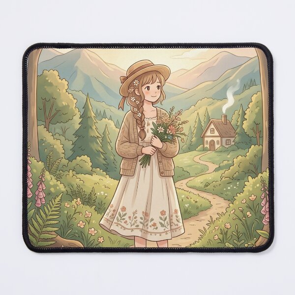 Item preview, Anime Forest Adventure Quote Follow Your Own Path Inspirational Cozy Manga Design designed and sold by Im-Ara.