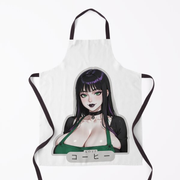 Item preview, Anime Ecchi Gothic Barista Coffee Goth designed and sold by Shirt-Otakus.