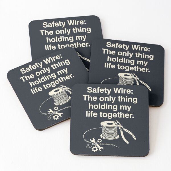 Item preview, Safety wire the only thing holding my life together | a&p mechanic | aircraft mechanic designed and sold by SocialStaticz.
