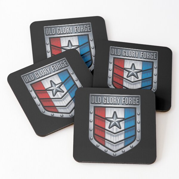 Item preview, Old Glory Forge – Chrome Chevron Shield Emblem designed and sold by OldGloryForge.