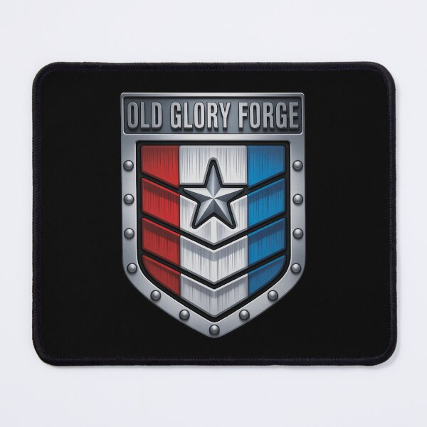 Item preview, Old Glory Forge – Chrome Chevron Shield Emblem designed and sold by OldGloryForge.