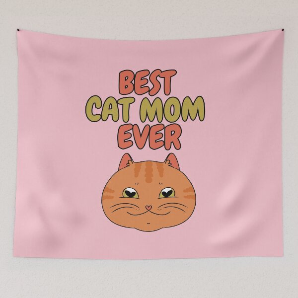 Item preview, BEST CAT MOM EVER Ginger Cat designed and sold by HugSomeNettles.