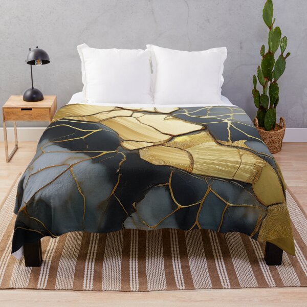 Item preview, Abstract art in Kintsugi style designed and sold by Photopat.