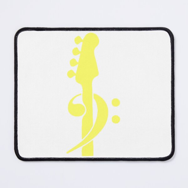 Item preview, Bass Clef Bass Neck Lemon designed and sold by Ukulaliens.