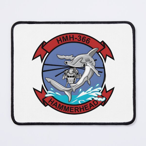 Item preview, Insignia of Marine Heavy Helicopter Squadron 366 (HMH-366) "Hammerheads" designed and sold by CharlieDesings.