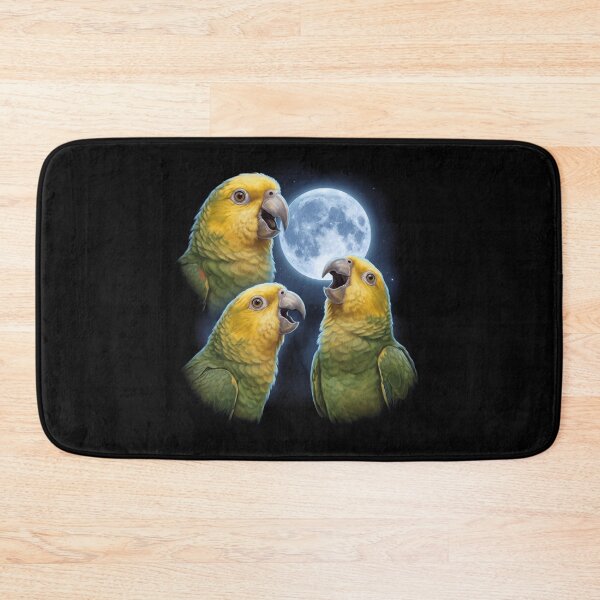 Item preview, Yellow Headed Howling Moon Art Parrot Lover designed and sold by TerryConnells.