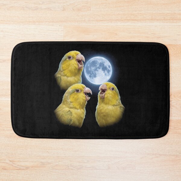 Item preview, Yellow Parrotlet Howling Moon Art Parrot Lover designed and sold by TerryConnells.