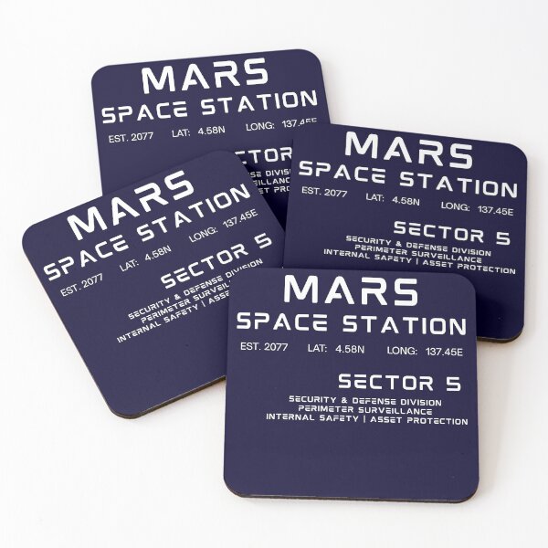 Item preview, Space Force Mars Space Station Sector 5  Tactical Operations – Premium Space Gear Sci-Fi Tech Design designed and sold by Astro Technical.