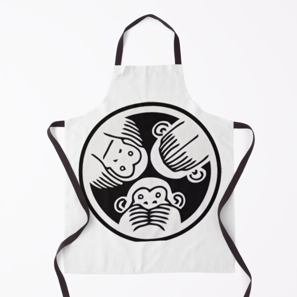 Item preview, Three Wise Monkeys Minimal Symbol Art designed and sold by Da_ Crescente.