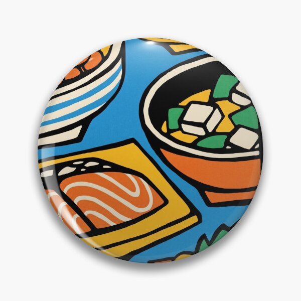 Item preview, Japanese Morning Feast - Retro Pop Art Breakfast Illustration designed and sold by ropexxx.