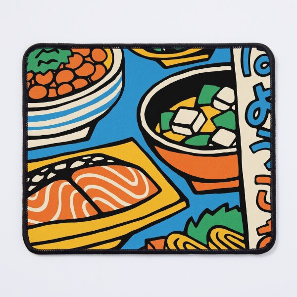 Item preview, Japanese Morning Feast - Retro Pop Art Breakfast Illustration designed and sold by ropexxx.