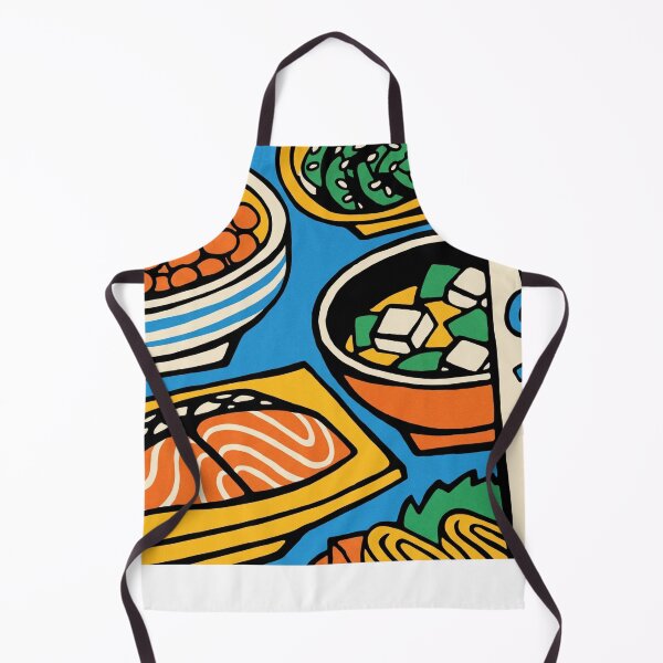 Item preview, Japanese Morning Feast - Retro Pop Art Breakfast Illustration designed and sold by ropexxx.