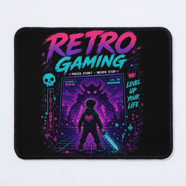 Item preview, RETRO GAMING – Level Up Your Life designed and sold by LevelUp!.