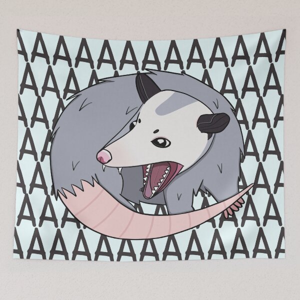 Item preview, Chaotic Screaming Opossum designed and sold by bloomintoyoubiy.