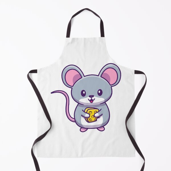 Item preview, Cute Little Mouse Holding Cheese Slice` designed and sold by odaignea.