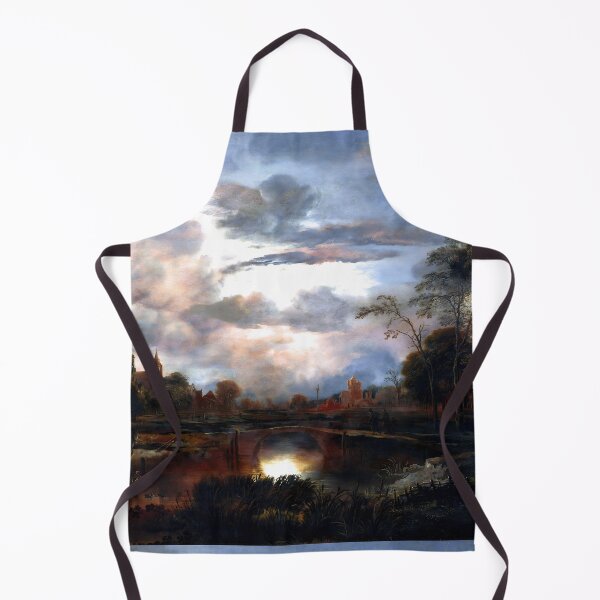 Item preview, Moonlit Landscape with Bridge - Aert van der Neer designed and sold by Jon-Baran.