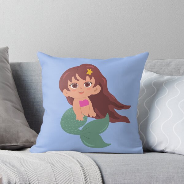 Artikelvorschau, Niedliche Meerjungfrau PNG, Kawaii Kleine Meerjungfrau Clipart. entworfen und verkauft von Tarathai.