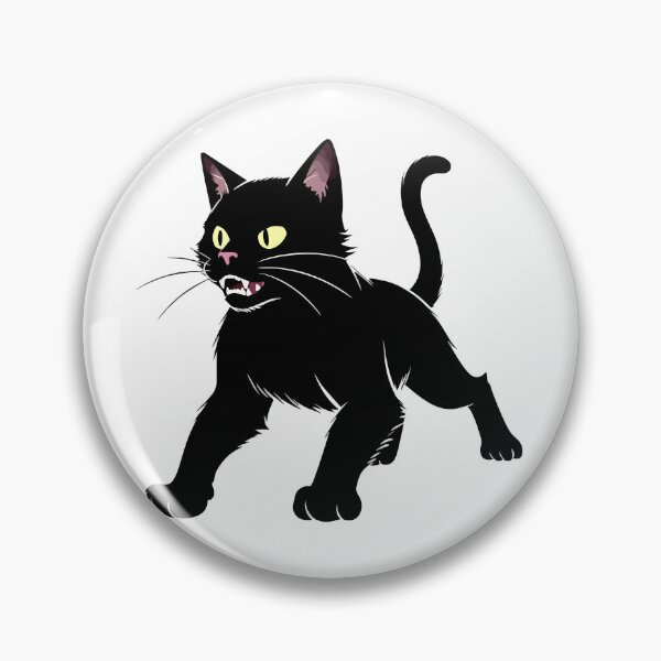 Item preview, black cat angry designed and sold by Brexmore3.
