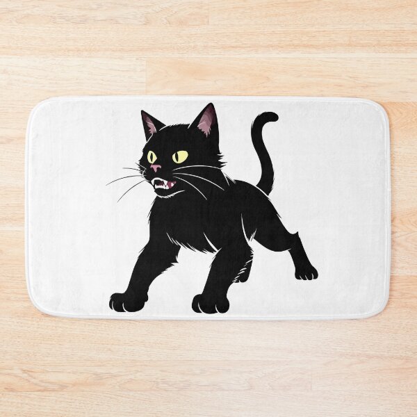Artikelvorschau, wütende schwarze Katze entworfen und verkauft von Brexmore3.