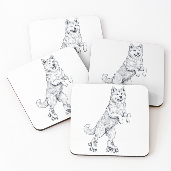 Item preview, Vintage Akita Roller Skate Dog Mom Dad Lover designed and sold by TerryConnells.