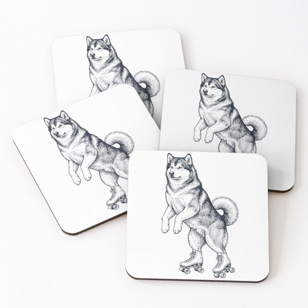 Item preview, Vintage Alaskan Malamute Roller Skate Dog Mom Dad Lover designed and sold by TerryConnells.