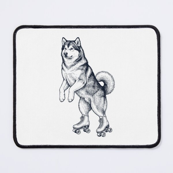Item preview, Vintage Alaskan Malamute Roller Skate Dog Mom Dad Lover designed and sold by TerryConnells.