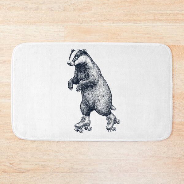 Artikelvorschau, Vintage Badger Rollschuhe für Tierliebhaber entworfen und verkauft von TerryConnells.
