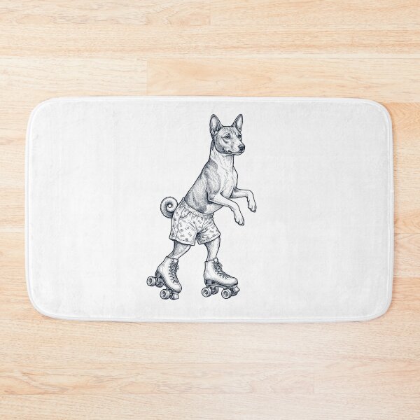 Artikelvorschau, Vintage Basenji Rollschuh Hund Mama Papa Liebhaber entworfen und verkauft von TerryConnells.