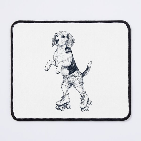 Item preview, Vintage Beagle Roller Skate Dog Mom Dad Lover designed and sold by TerryConnells.