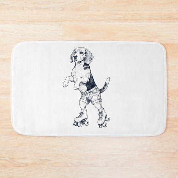 Item preview, Vintage Beagle Roller Skate Dog Mom Dad Lover designed and sold by TerryConnells.