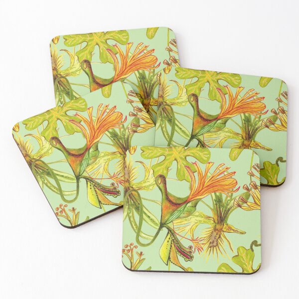 Item preview, Botanical swirl: a plant motif of leaves and flowers designed and sold by Beltrida.
