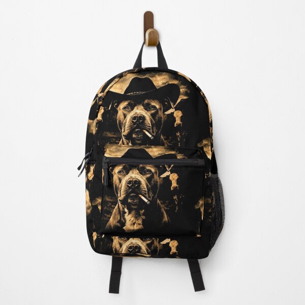 Item preview, Pit Bull Western Graphic Cowboy Dog Smoking Ranch Rodeo designed and sold by b3ida-zl.
