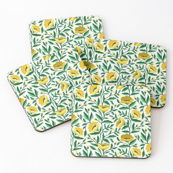 Item preview, Pretty yellow poppy flowers designed and sold by Jennifer Ladd.