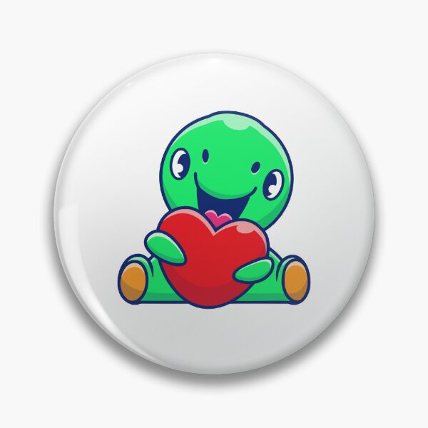 Item preview, Cute Baby Turtle Holding a Big Red Heart` designed and sold by odaignea.