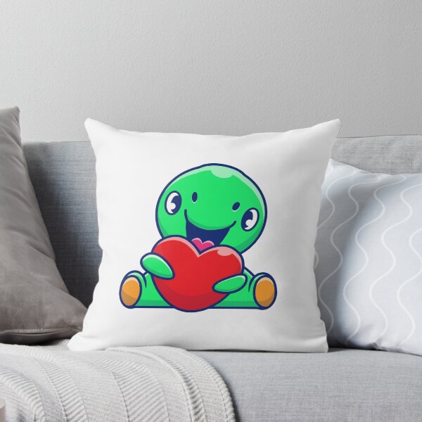 Item preview, Cute Baby Turtle Holding a Big Red Heart` designed and sold by odaignea.
