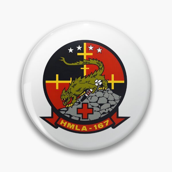 Item preview, Insignia of Marine Light Attack Helicopter Squadron 167 (HMLA-167) "Warriors" designed and sold by CharlieDesings.