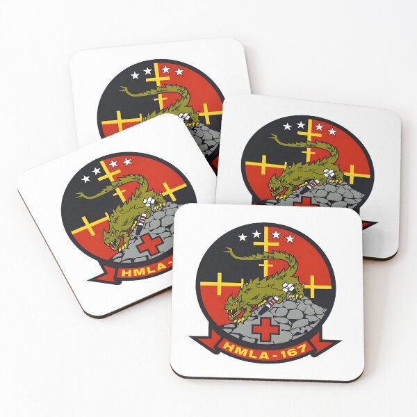 Item preview, Insignia of Marine Light Attack Helicopter Squadron 167 (HMLA-167) "Warriors" designed and sold by CharlieDesings.