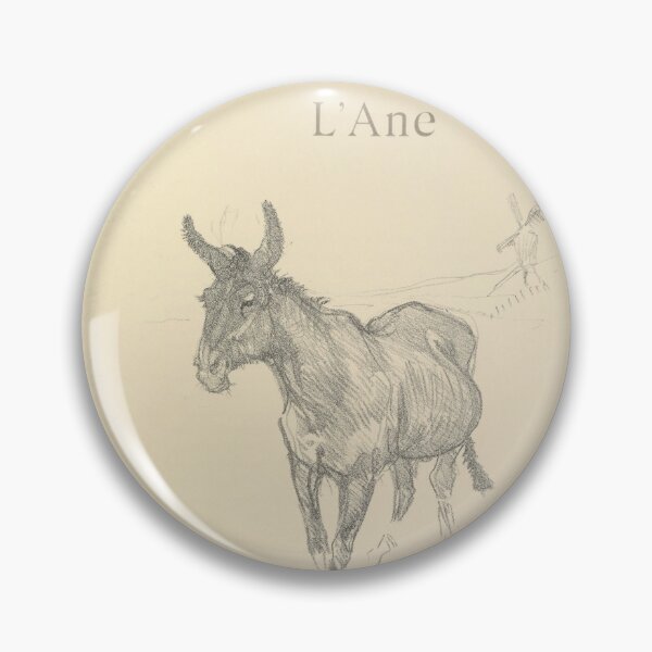Item preview, L’Âne by Henri de Toulouse-Lautrec | Minimalist Donkey Study Vintage French Art Print designed and sold by artofuniverse.