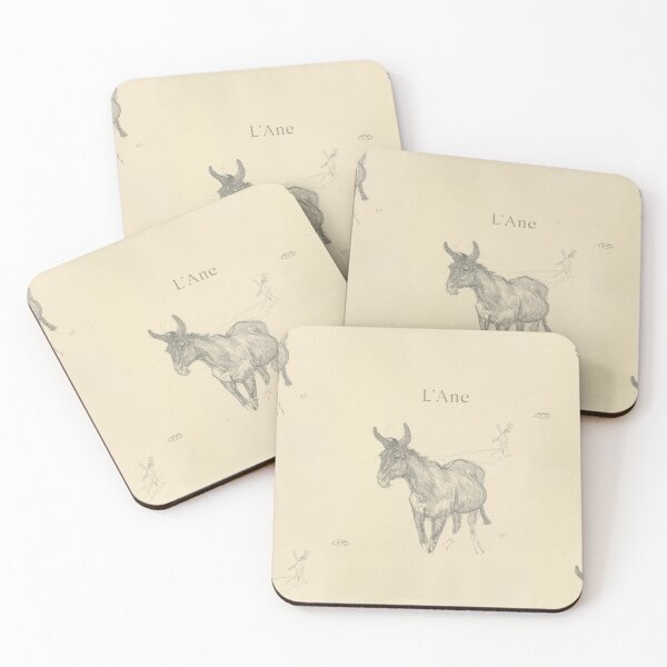 Item preview, L’Âne by Henri de Toulouse-Lautrec | Minimalist Donkey Study Vintage French Art Print designed and sold by artofuniverse.