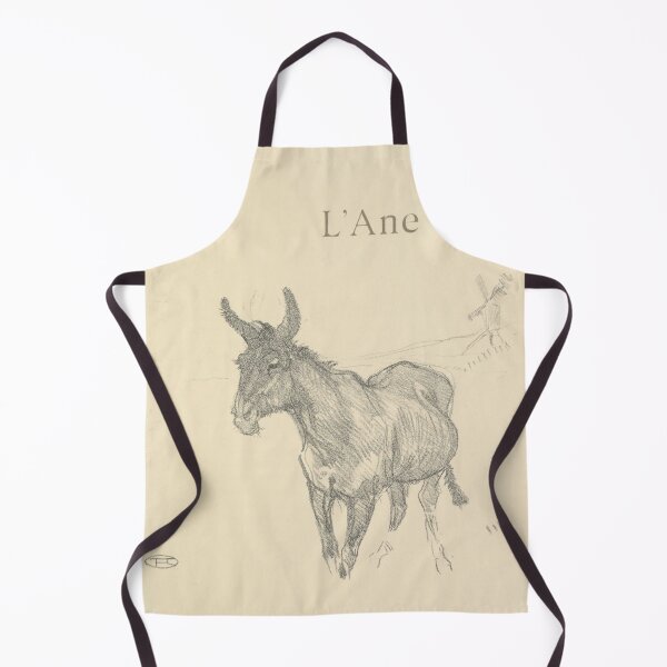 Item preview, L’Âne by Henri de Toulouse-Lautrec | Minimalist Donkey Study Vintage French Art Print designed and sold by artofuniverse.