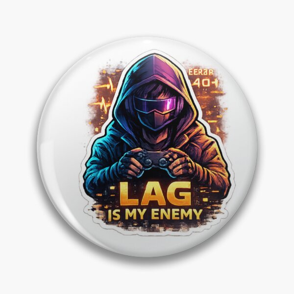 Item preview, Lag Is My Enemy Funny Gamer Gaming Design designed and sold by Artbysarmina.