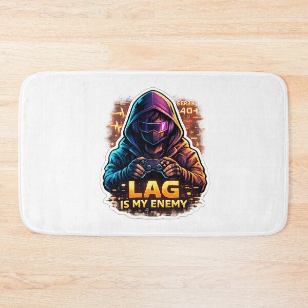 Item preview, Lag Is My Enemy Funny Gamer Gaming Design designed and sold by Artbysarmina.