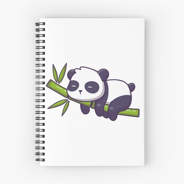 Item preview, Cute Panda Sleeping on Bamboo Branch Illustration designed and sold by odaignea.
