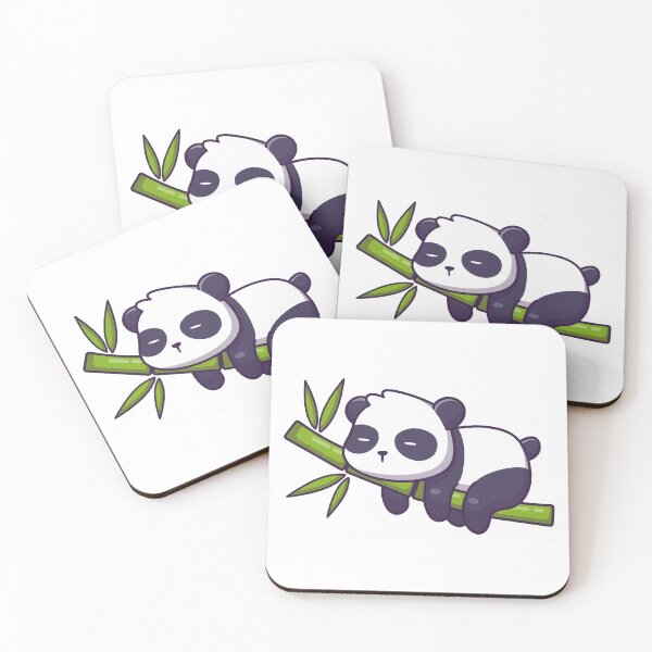Item preview, Cute Panda Sleeping on Bamboo Branch Illustration designed and sold by odaignea.