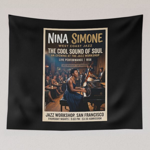 Item preview, Nina Simone 1958 designed and sold by Theodor Decker.