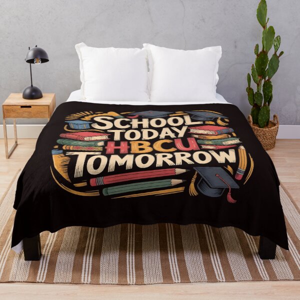 Item preview, School Today HBCU Tomorrow – Future HBCU Student Educational Motivation designed and sold by Redgiant87x.