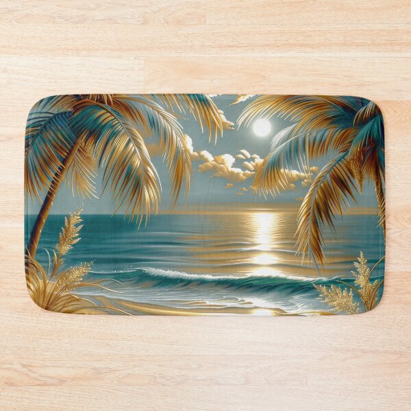 Item preview, Tropical beach at sunset art designed and sold by MargaretWiktor.