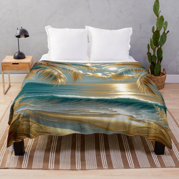 Item preview, Tropical beach at sunset art designed and sold by MargaretWiktor.