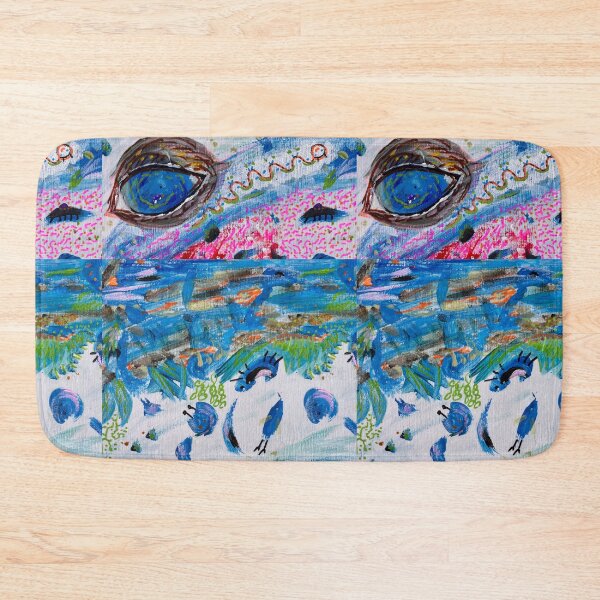 Item preview, Blue Swell Detail: The Middle World designed and sold by thegindielady.