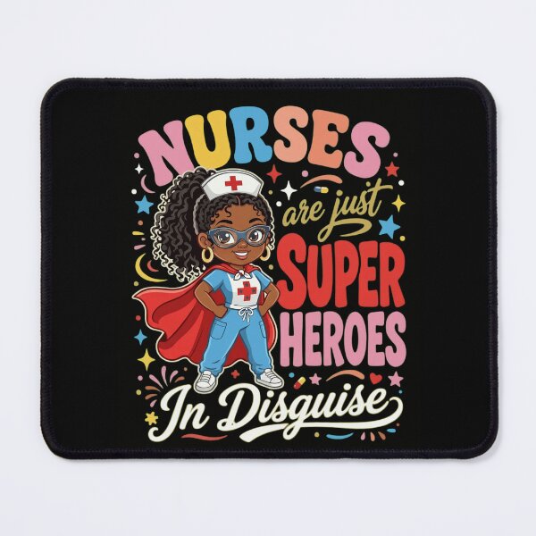 Item preview, Black Nurse Superhero - Nurses Are Just Superheroes In Disguise designed and sold by haitrieuic96.
